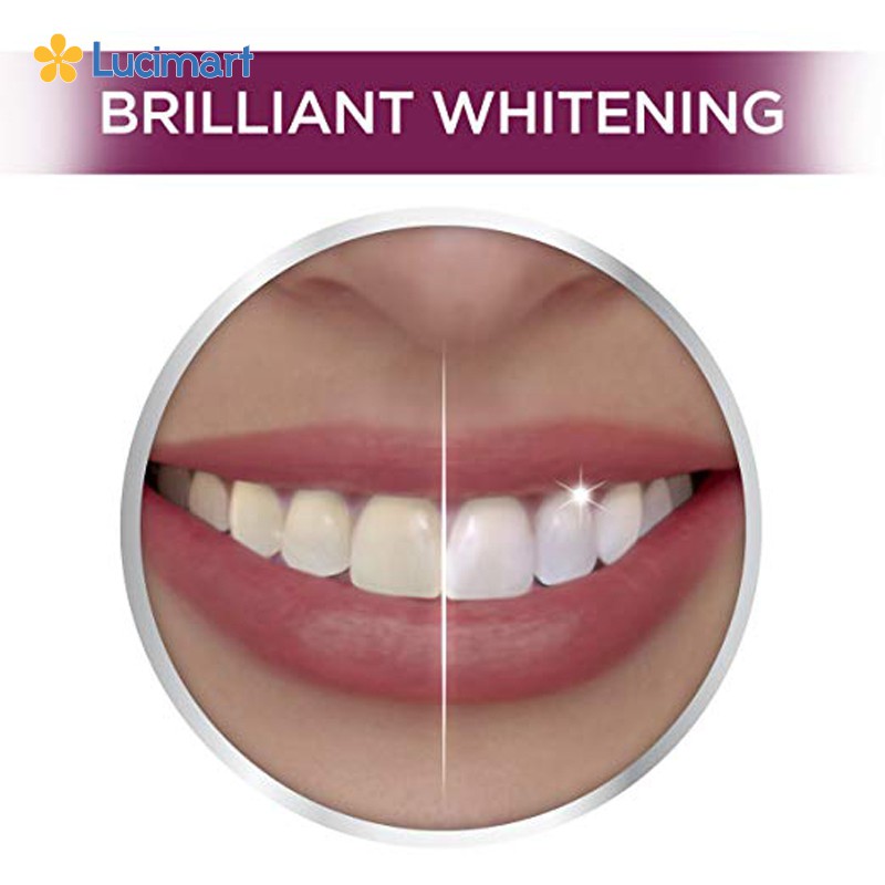 Miếng dán trắng răng Crest 3D White Glamorous White, mẫu mới 2021 [Hàng Mỹ]