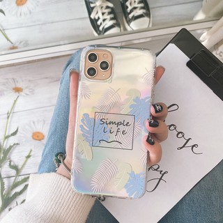 Ốp Lưng Iphone Silicon Chống bẩn Simple Life ( Kèm Miếng Phản Quang ) - C044