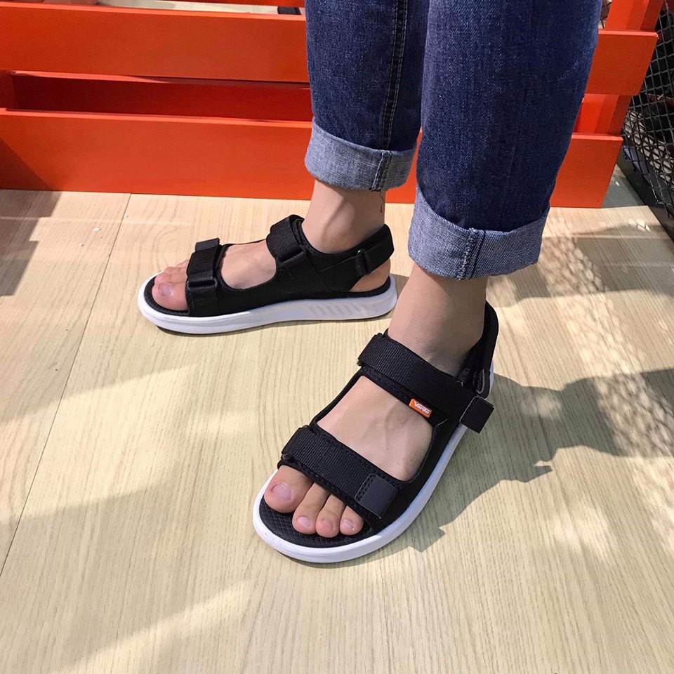 [Mã LT50 giảm 50k đơn 250k] Sandal VENTO Nam Quai Ngang Xuất Khẩu NB02 Đế Trắng