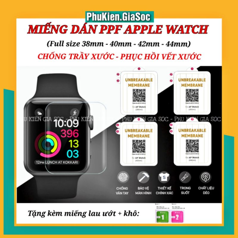 [PPF] MIẾNG DÁN DẺO PPF APPLE WATCH FULL SIZE