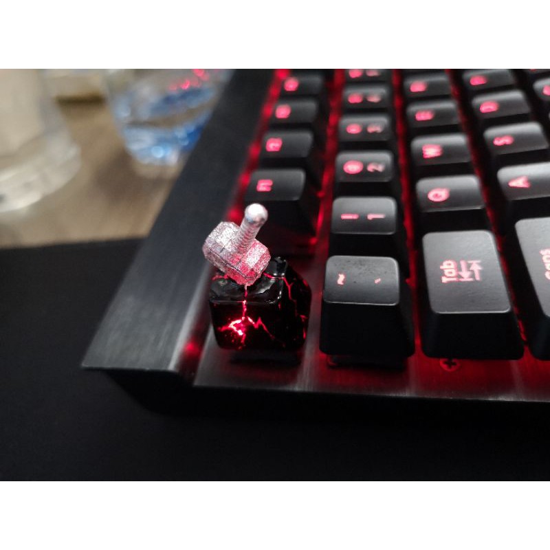 Búa thần sấm bàn phím cơ keycap resin cherry mx