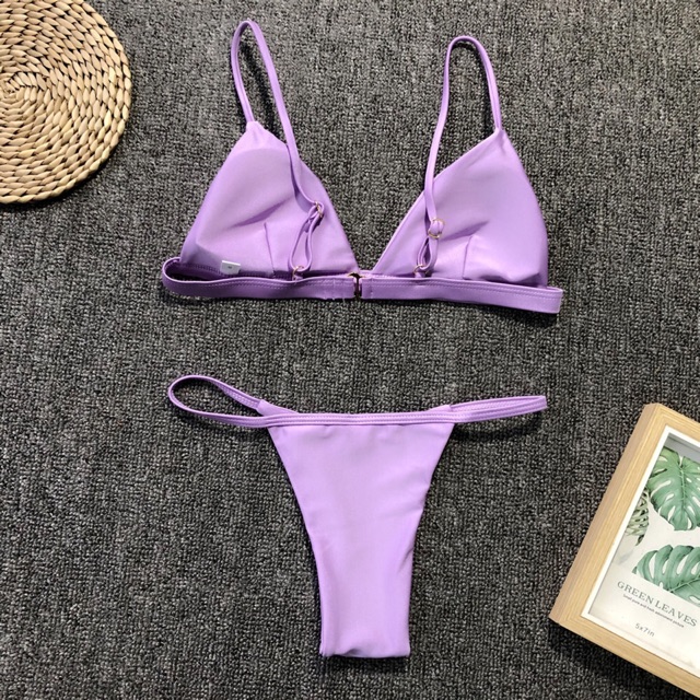 Set bikini basic tím pastel | BigBuy360 - bigbuy360.vn