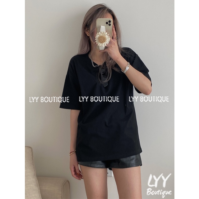Áo phông nữ trơn cổ tròn màu VINTAGE dáng áo thun ngắn tay cotton freesize thoáng mát LYY BOUTIQUE | BigBuy360 - bigbuy360.vn