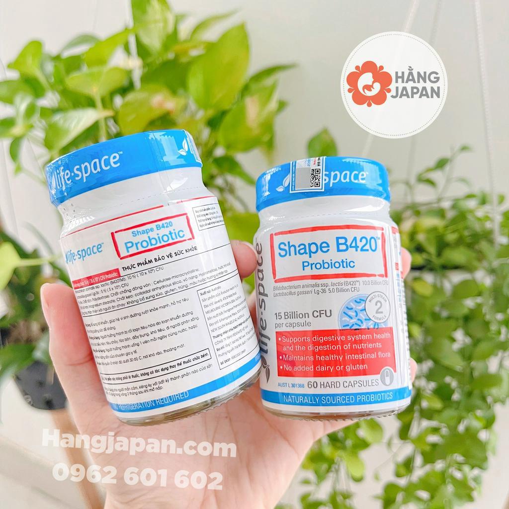 Men vi sinh Life Space Shape B420 Probiotic của Úc nguồn gốc thiên nhiên