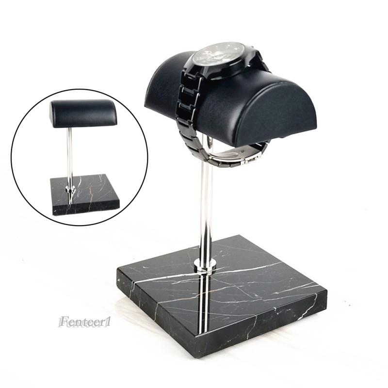 [Fenteer1] Giá Đỡ Trưng Bày Đồng Hồ / Trang Sức Bằng Da Sang Trọng Để Bàn