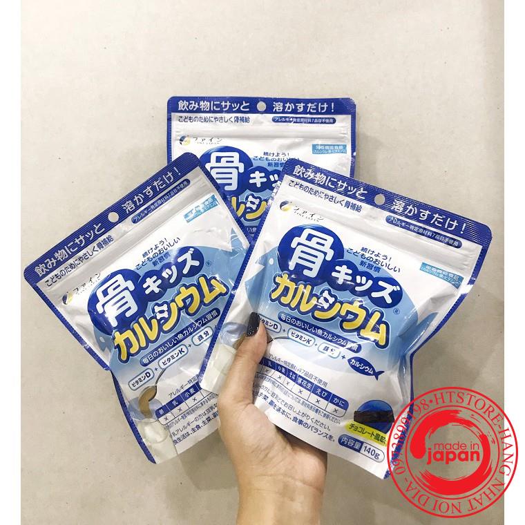 Bột Canxi cá tuyết Nhật Bản hỗ trợ tăng chiều cao cho bé - Bột Bone's Calcium for kids túi 140g bổ sung canxi