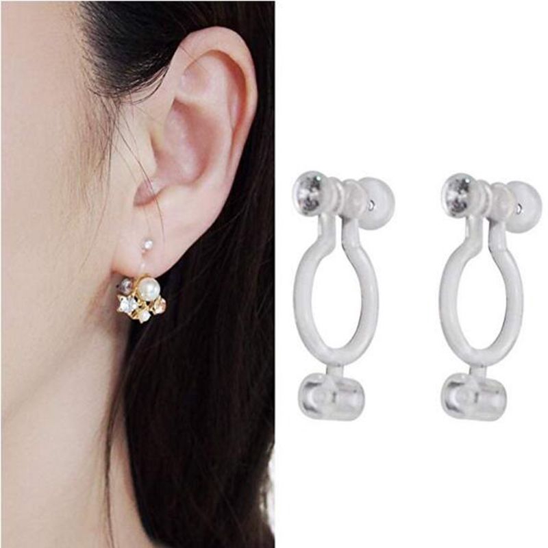 Set 20 móc khuyên tai dạng kẹp không cần xỏ lỗ