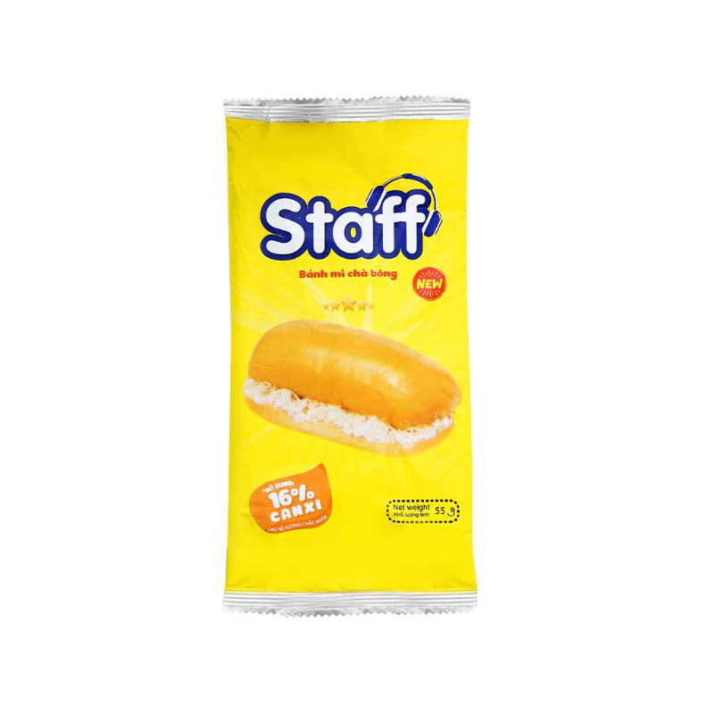 Bánh mì chà bông Staff gói 55g