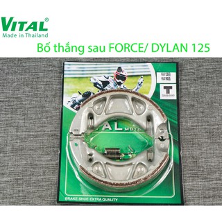 Bố thắng sau + trước FORCE, DYLAN 125 - Má phanh xe máy, bố thắng đĩa, đùm VITAL chính hãng Thái Lan