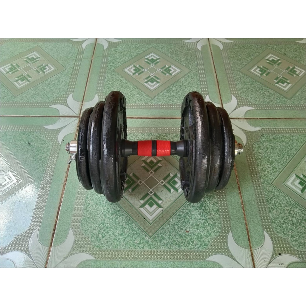 Bộ Tạ Tay Gang Đúc 40kg - cho 2 tay mỗi tay 20kg
