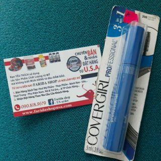 MASCARA ĐEN TỪ MỸ - COVERGIRL Professional 3-in-1 Curved Brush Mascara, 205 Black