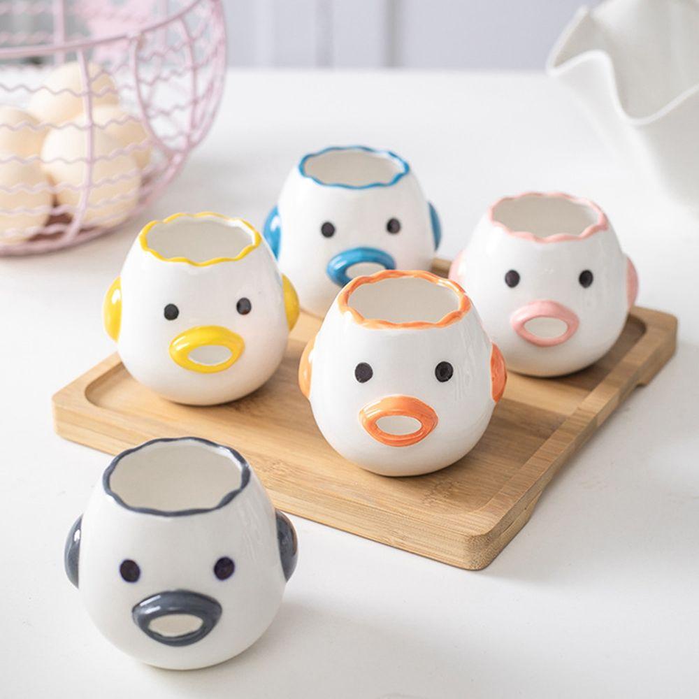 NICKOLAS Dụng Cụ Tách Lòng Đỏ Trứng Mini Bằng Sứ