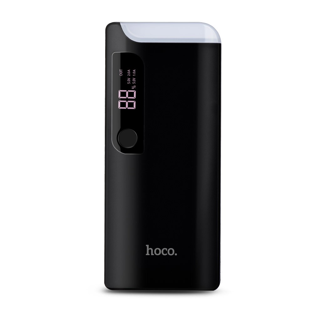 Sạc Dự Phòng Hoco 15000mah Có Đèn Led Cho Iphone Samsung Xiaomi Huawei Android