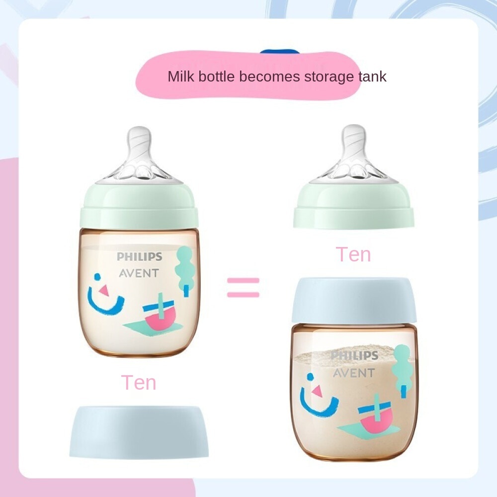 Bình sữa Philips Avent PPSU chống rơi nhiều màu sắc
