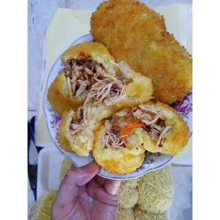 xôi gà nấm