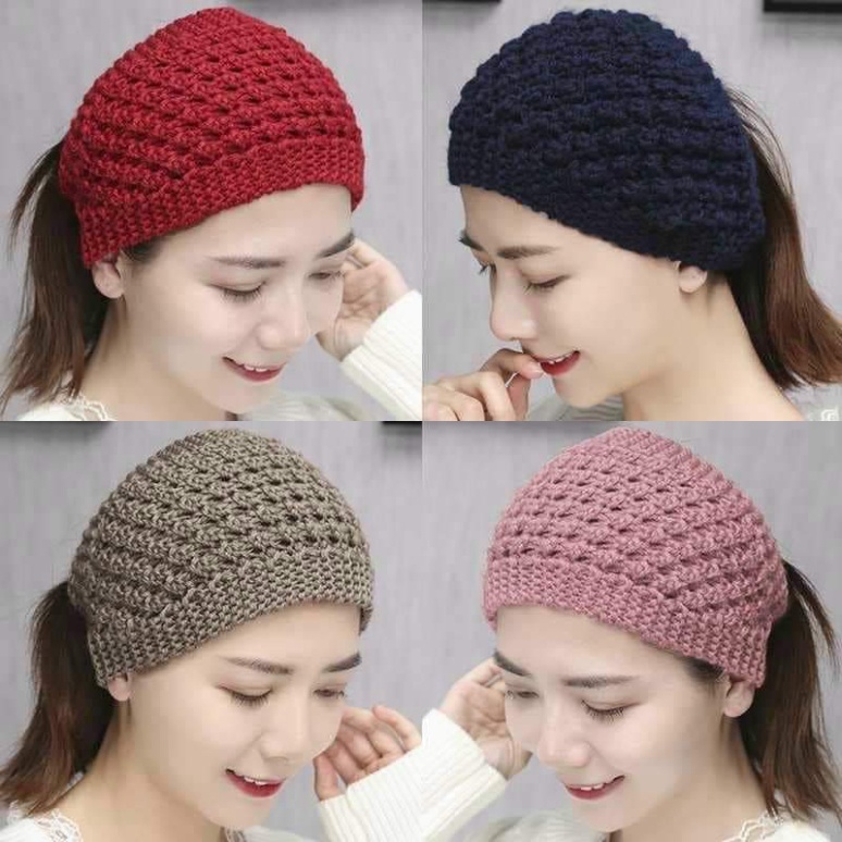 Mũ Len Nửa Đầu🍀FREESHIP🍀Băng Đô Turban Len Cho Mùa Đông Ấm Áp Lắm Nha