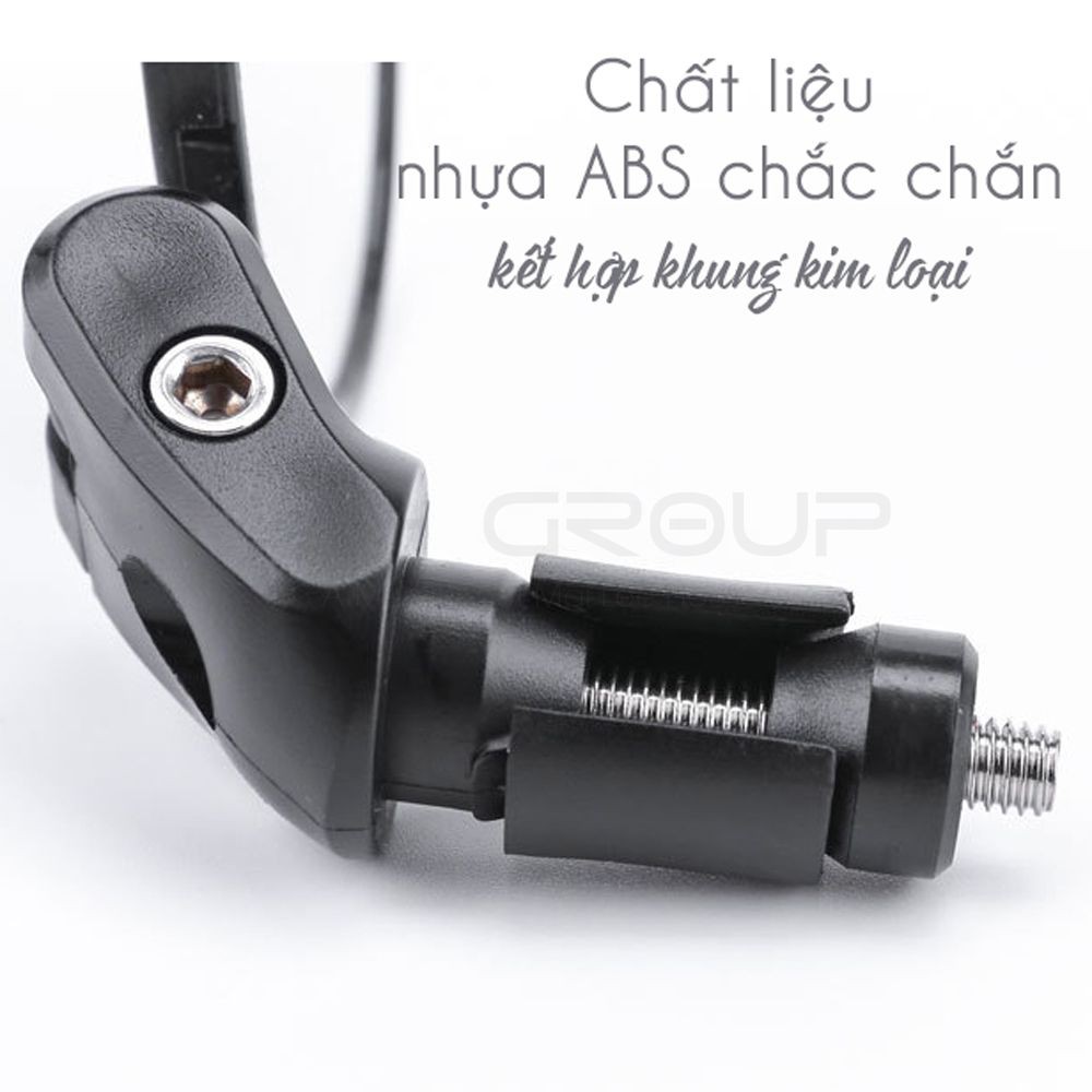 Gương chiếu hậu xe đạp xoay 360 độ giúp lái xe an toàn cho xe đạp thể thao địa hình MTB  MLH