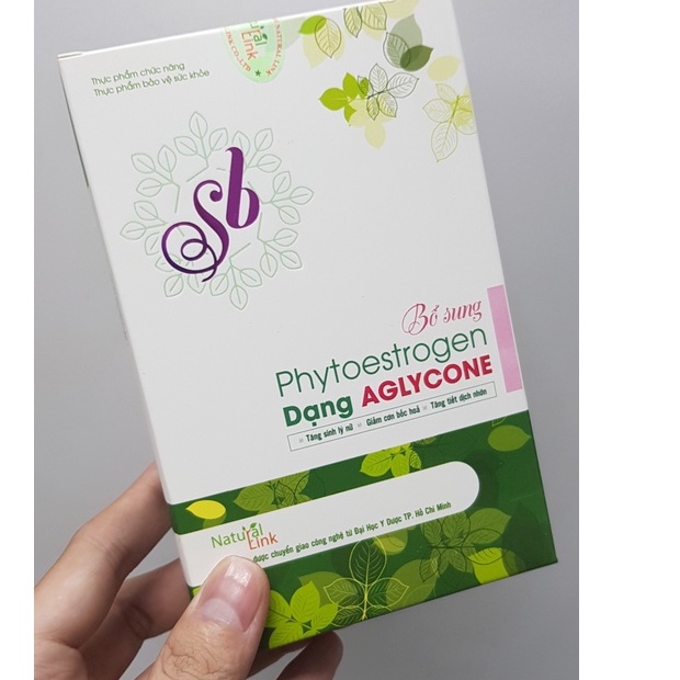 Viên uống mầm đậu nành SB - Viên Nang SB Bổ Sung Phytoestrogen Dạng Aglycone 30 Viên