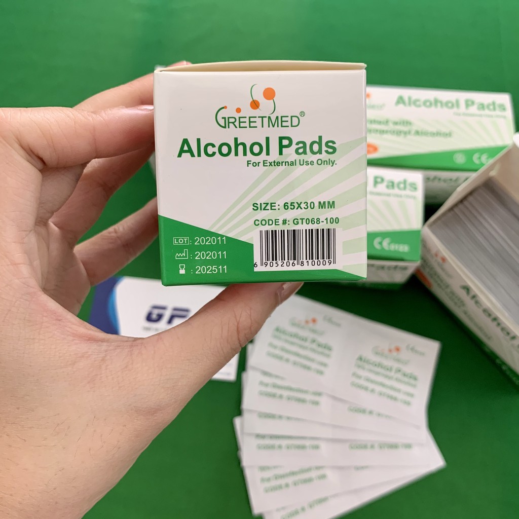 GẠC TẨM CỒN 70 ĐỘ BÔNG CỒN SÁT KHUẨN NHANH ALCOHOL PADS