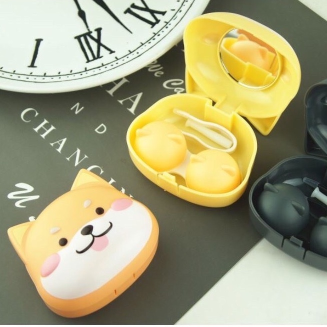 Khay đựng lens/ hộp đựng lens hình thú cute dễ thương sang trọng