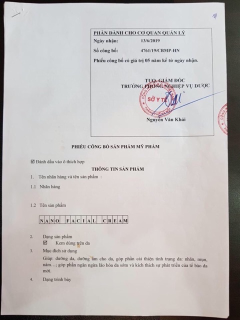 Kem Face Nano Huyền Phi Chính Hãng - Dưỡng Trắng Da Mặt Cấp Tốc Mờ Thâm Nám Chống Nắng SPF 30+ | BigBuy360 - bigbuy360.vn