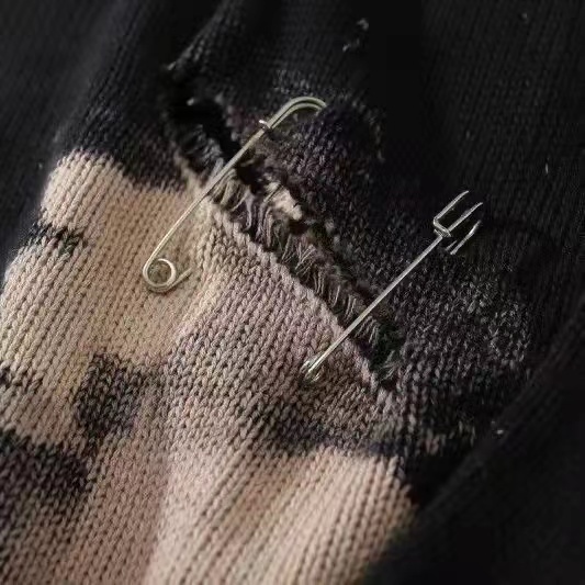 Áo Sơ Mi Tay Dài In Họa Tiết Màu Đen Phong Cách Lười Mùa Thu Cho Nam Và Nữ