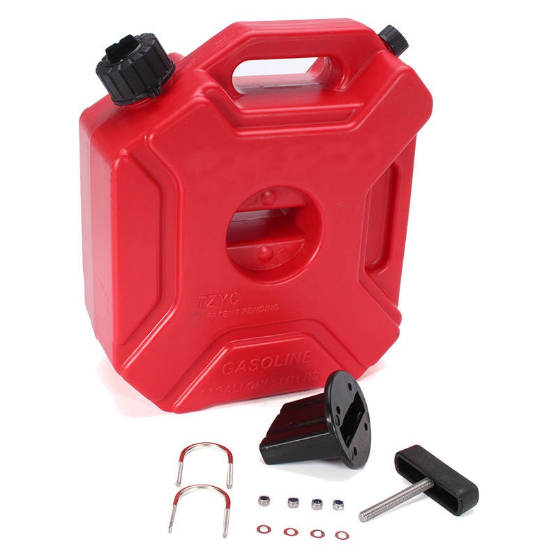 Bình xăng nhựa 5 lít cho xe máy SUV + Bộ dụng cụ lắp đặt