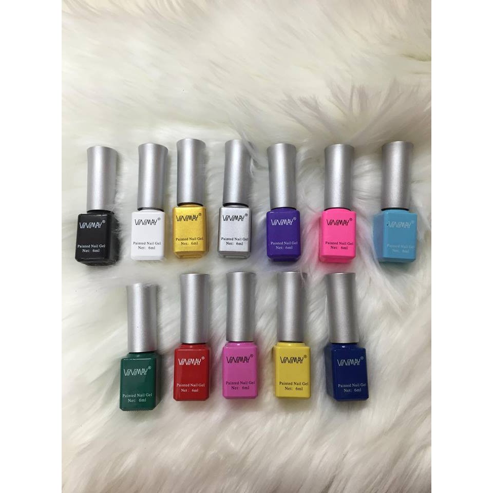 ( Cọ Vẽ Móng, Cọ Nail) Cọ Nét Sơn Gel Vinimay