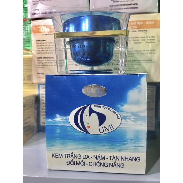 Kem umi Yến đỏ collagen hết nám trắng da 25g