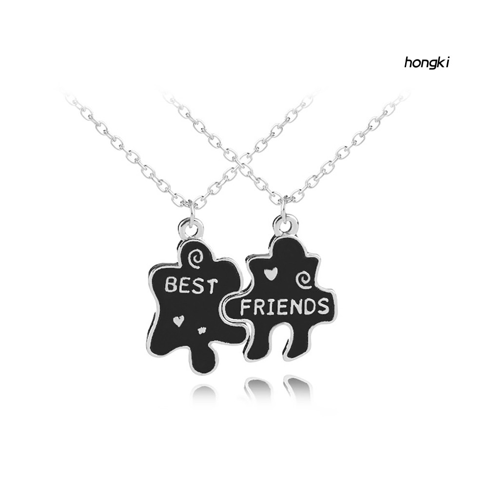 (Hàng Mới Về) vòng cổ Mặt Hình Chữ Best Friend Thời Trang Cho Nam Nữ