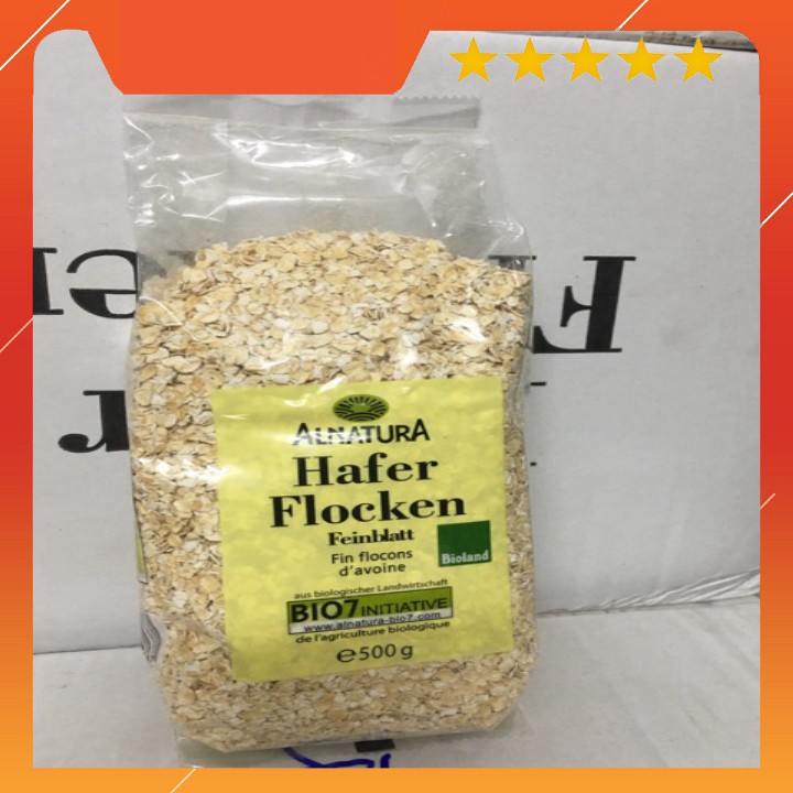 500g Yến mạch Đức - yến mạch Hafer Flocken date mới