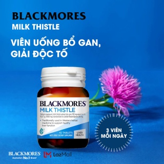 Viên Uống Hỗ Trợ Chức Năng Gan, Thải Độc Gan - Blackmores Milk Thistle Hộp 42 viên
