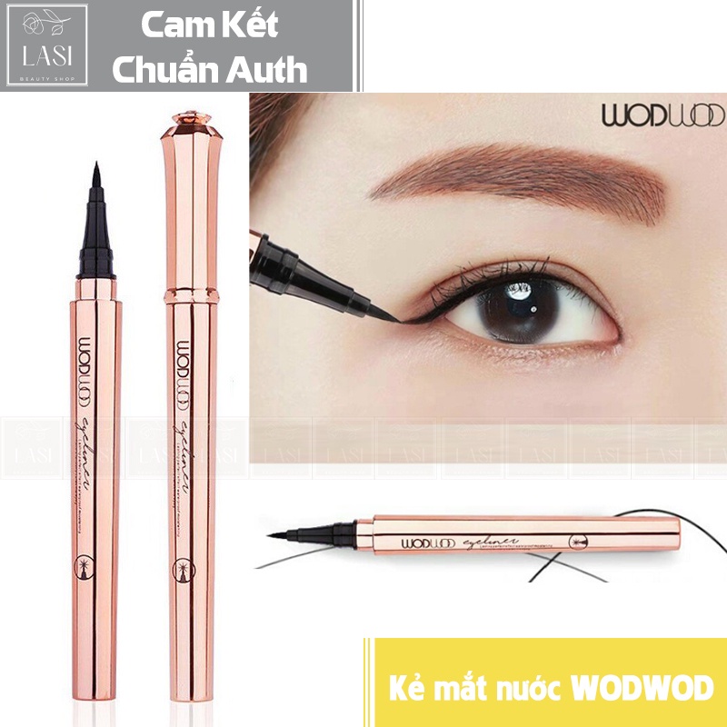 Kẻ mắt nước Wodwod Water Eyeliner Khô nhanh và lâu trôi suốt cả ngày dài mà không bị lem