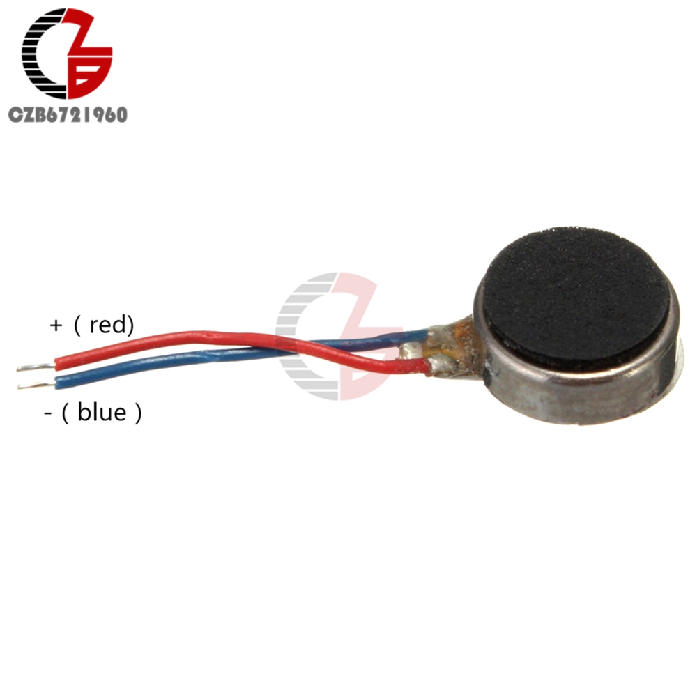 2PCS DC 3V 8*3.4mm Pager Phone Coin Flat Vibrating Vibration Micro Mini Motor | BigBuy360 - bigbuy360.vn