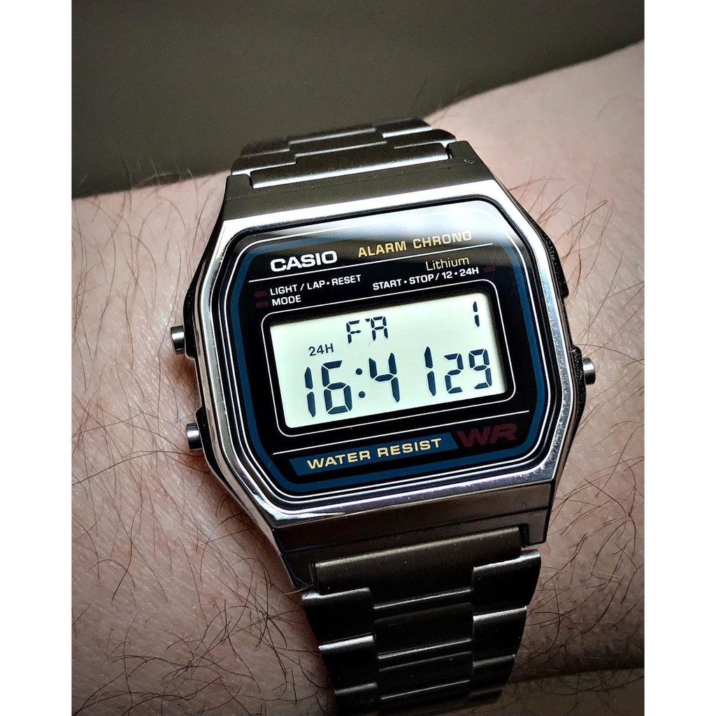 [Box thiếc]Đồng hồ nam casio A159-A158 Full box điện tử chống nước siêu cá tính và trẻ trung năng | BigBuy360 - bigbuy360.vn