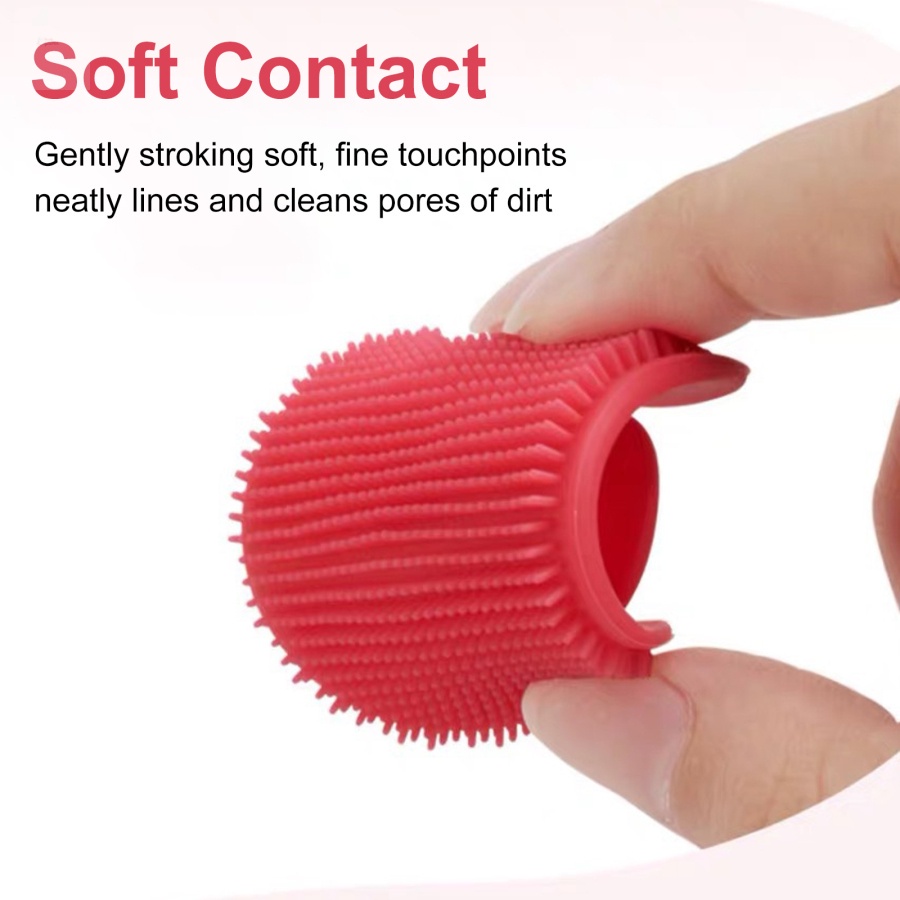 Bàn Chải Silicone Rửa Mặt Làm Sạch Sâu Loại Bỏ Mụn Đầu Đen