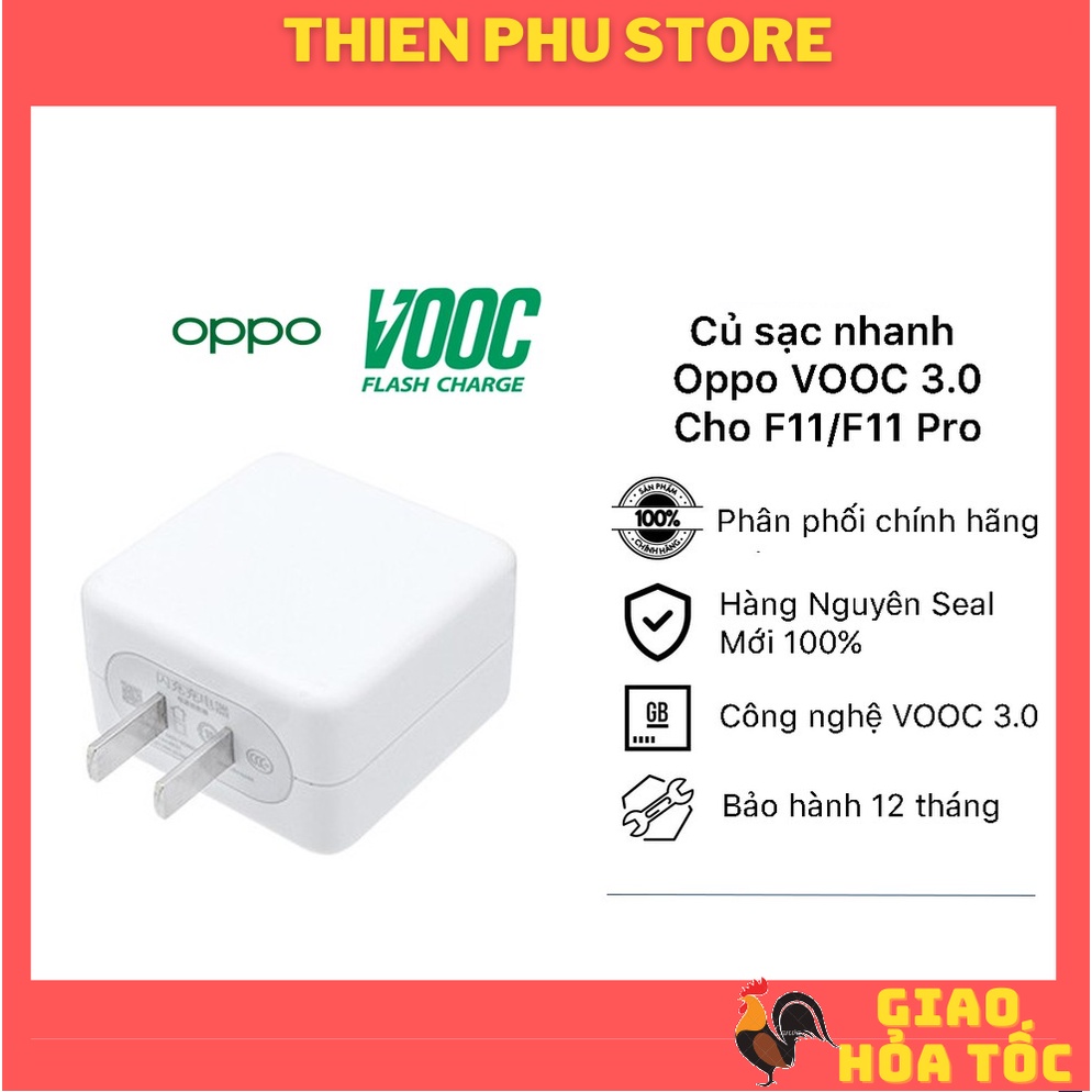 Sạc Oppo, Realme 4A zin, Bộ sạc Vooc, sạc nhanh 20w chính hãng - Thienphu
