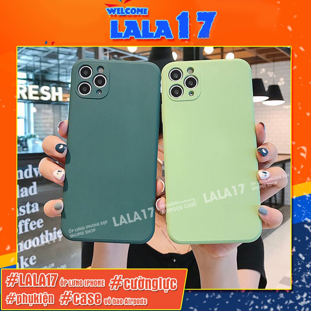 Ốp lưng iphone đẹp LÓT NHUNG logo táo full viền bảo vệ camera chống bụi bẩn