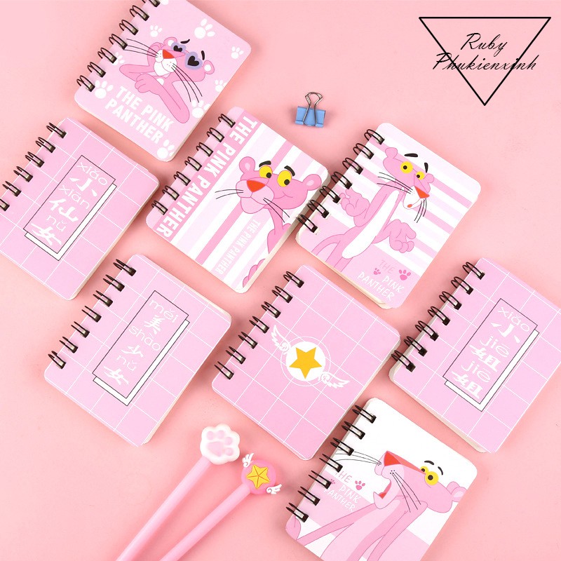 Sổ Lò Xo Pink Panther- S6