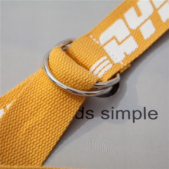 [Spot]Thắt Lưng Vải Canvas Màu Sắc Tương Phản Phong Cách Harajuku Dành Cho Cặp Đôi