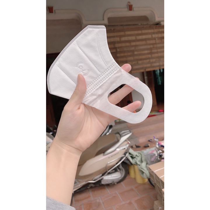 [Hộp 10 chiếc] Khẩu Trang 3D Mask Diệu Linh Kháng Khuẩn Mẫu Mới, Co dãn dễ thở không đau tai Nam Nữ Đeo Thoải Mái