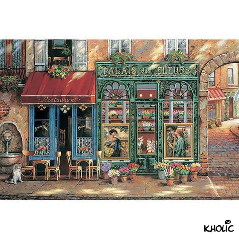 Paris, jigsaw puzzle, 300/500/1000 pieces ghép hình bằng gỗ, đồ chơi