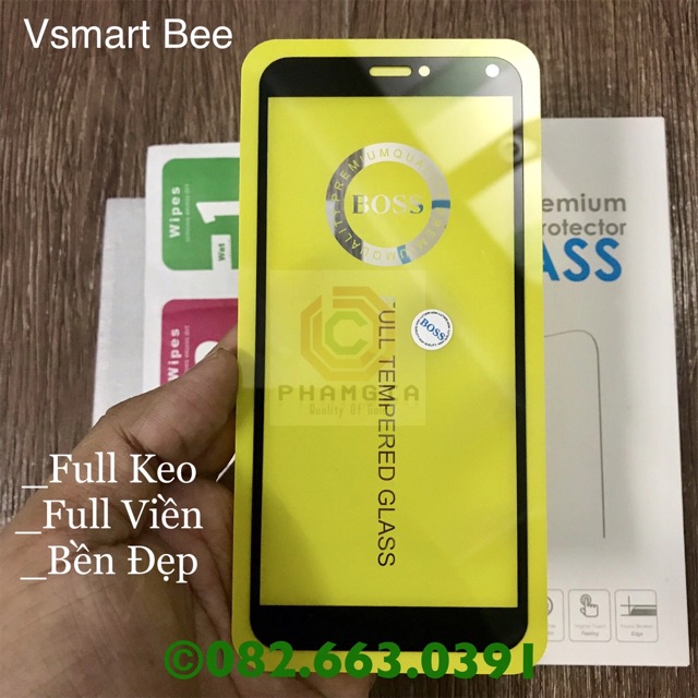 Dán kính cường lực Vsmart Bee nano model mới