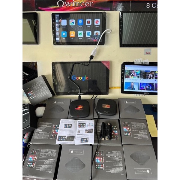 Bộ Carplay Android Box Ai Cắm Sim 4G - Biến Màn Zin ô tô Thành Màn Hình Android - Ram 4G,Rom 64GB