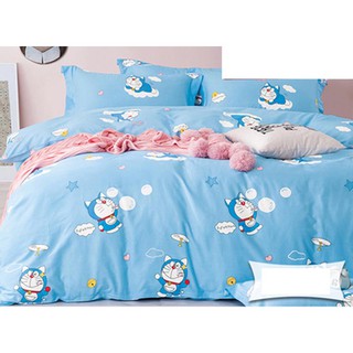 Vải may chăn ga áo gối,gối ôm khổ 2m35 hình Đorenmon
