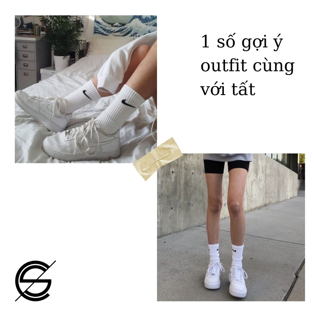 Tất Nai Kì Dài Basic, Chất Liệu Cotton Mềm Mịn - Cest Simple
