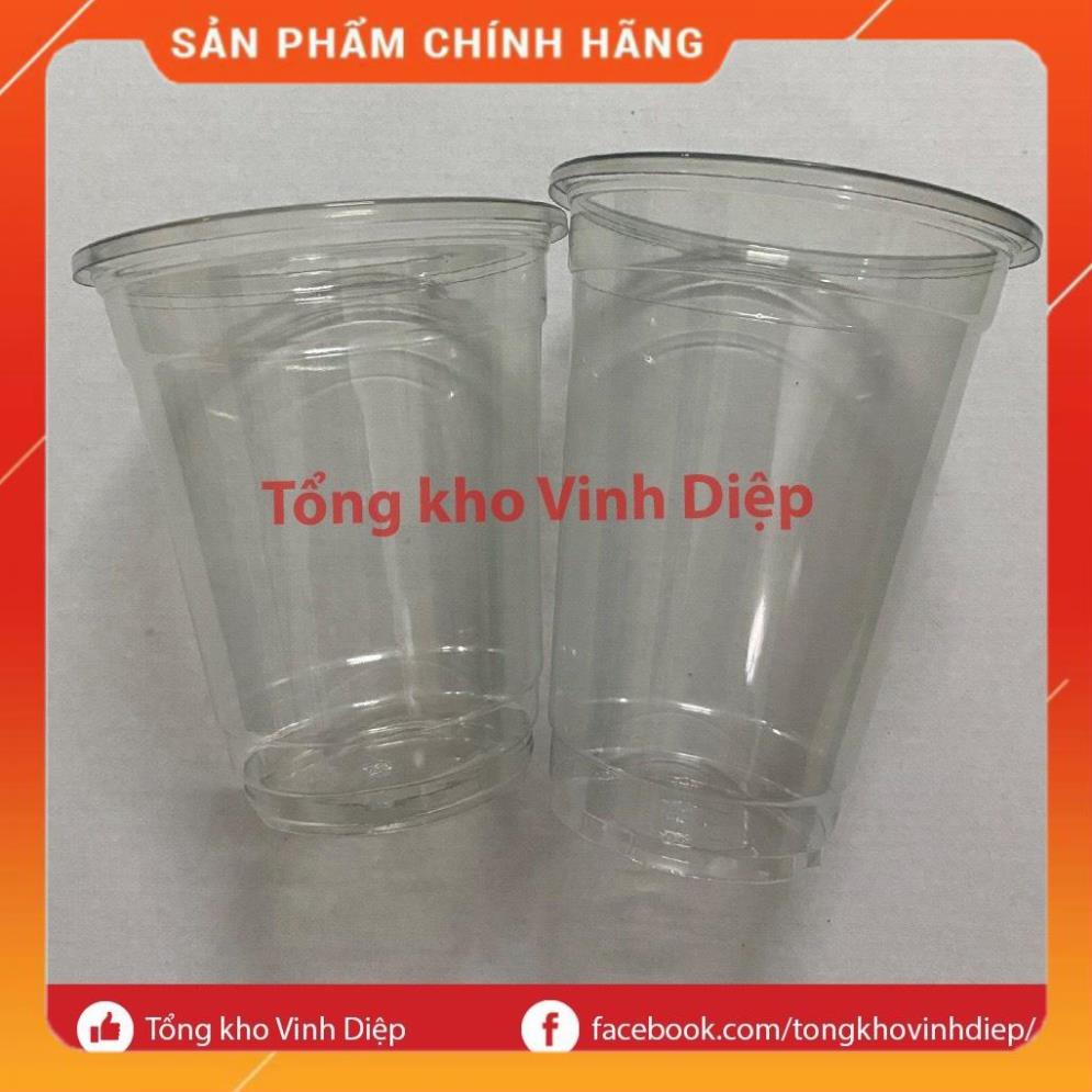 50 cốc nhựa PET dùng 1 lần phi 93