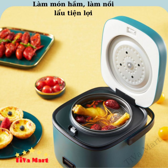 [HÀNG LOẠI 1] Nồi Cơm Điện Mini Đa Năng JIASHI 1,2L Hàng Nội Địa Cao Cấp_TiVa Mart