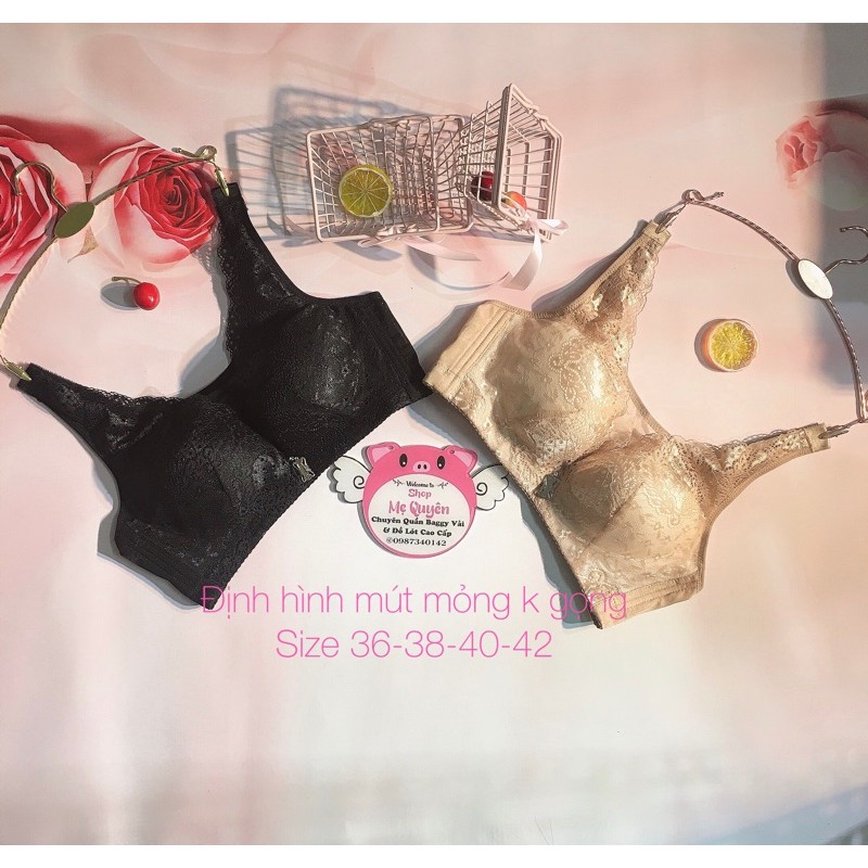 ÁO NGỰC ĐỊNH HÌNH chống tràn hàng không gọng mút mỏng