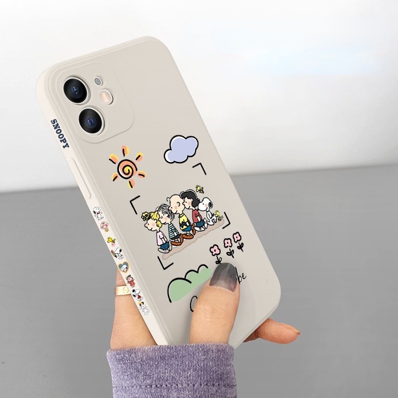 Ốp Điện Thoại Silicon Dẻo Mềm In Hình Snoopy Cho Samsung Galaxy J6 Plus 2018 J4 Plus 2018 J7 Pro J5 Prime